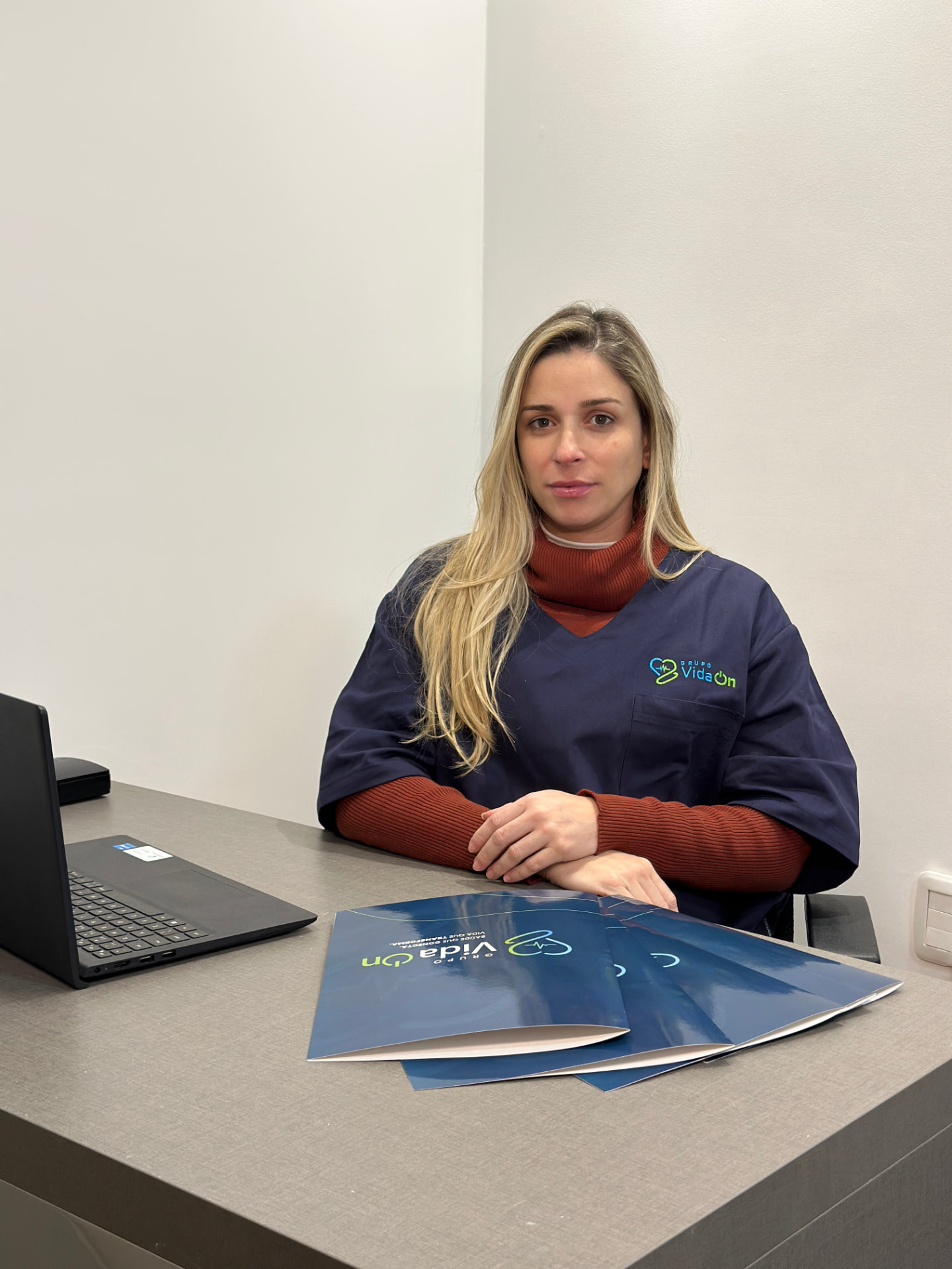 Equipe de atendimento da clínica VidaOn