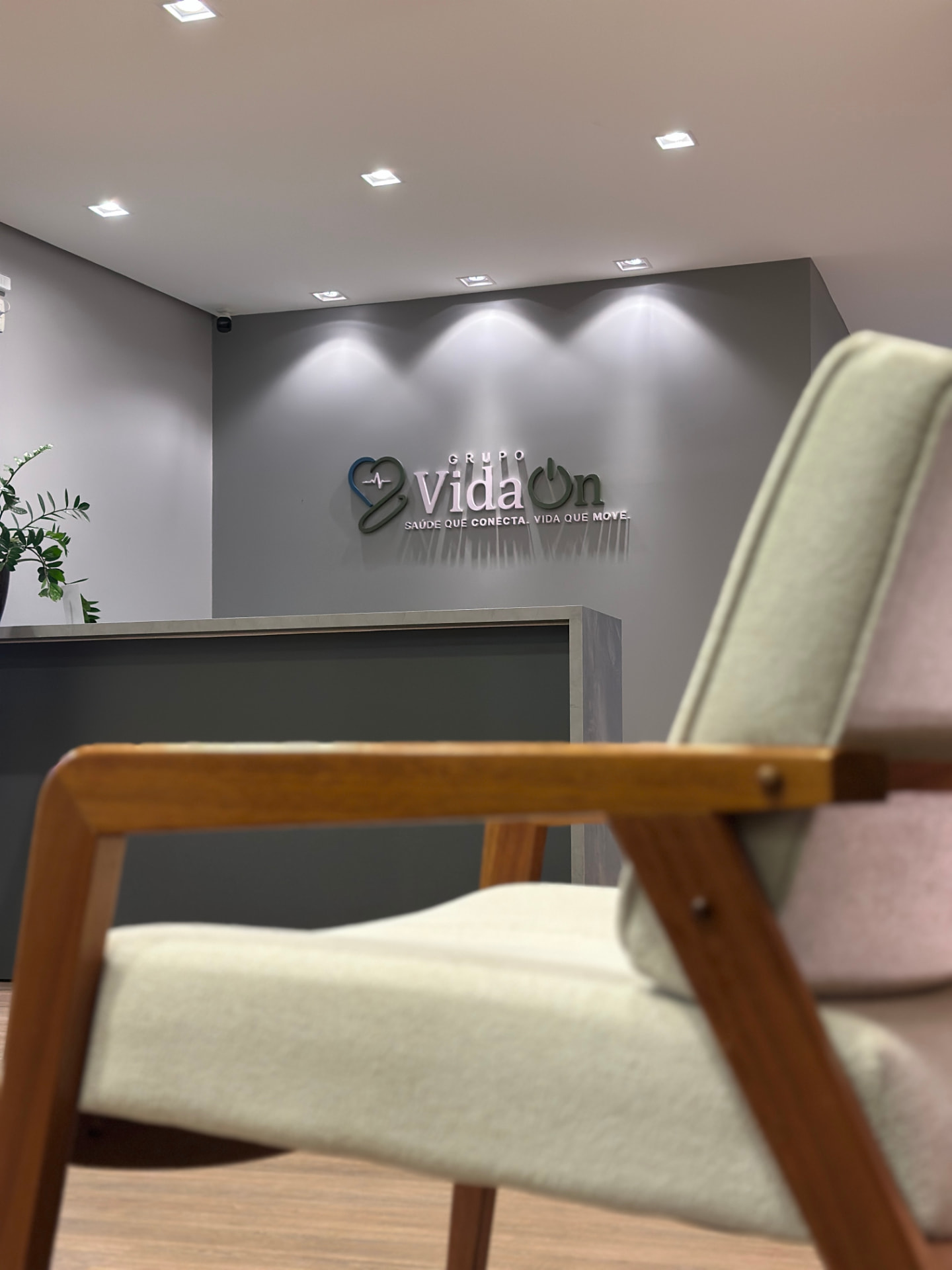 Recepção da clínica VidaOn