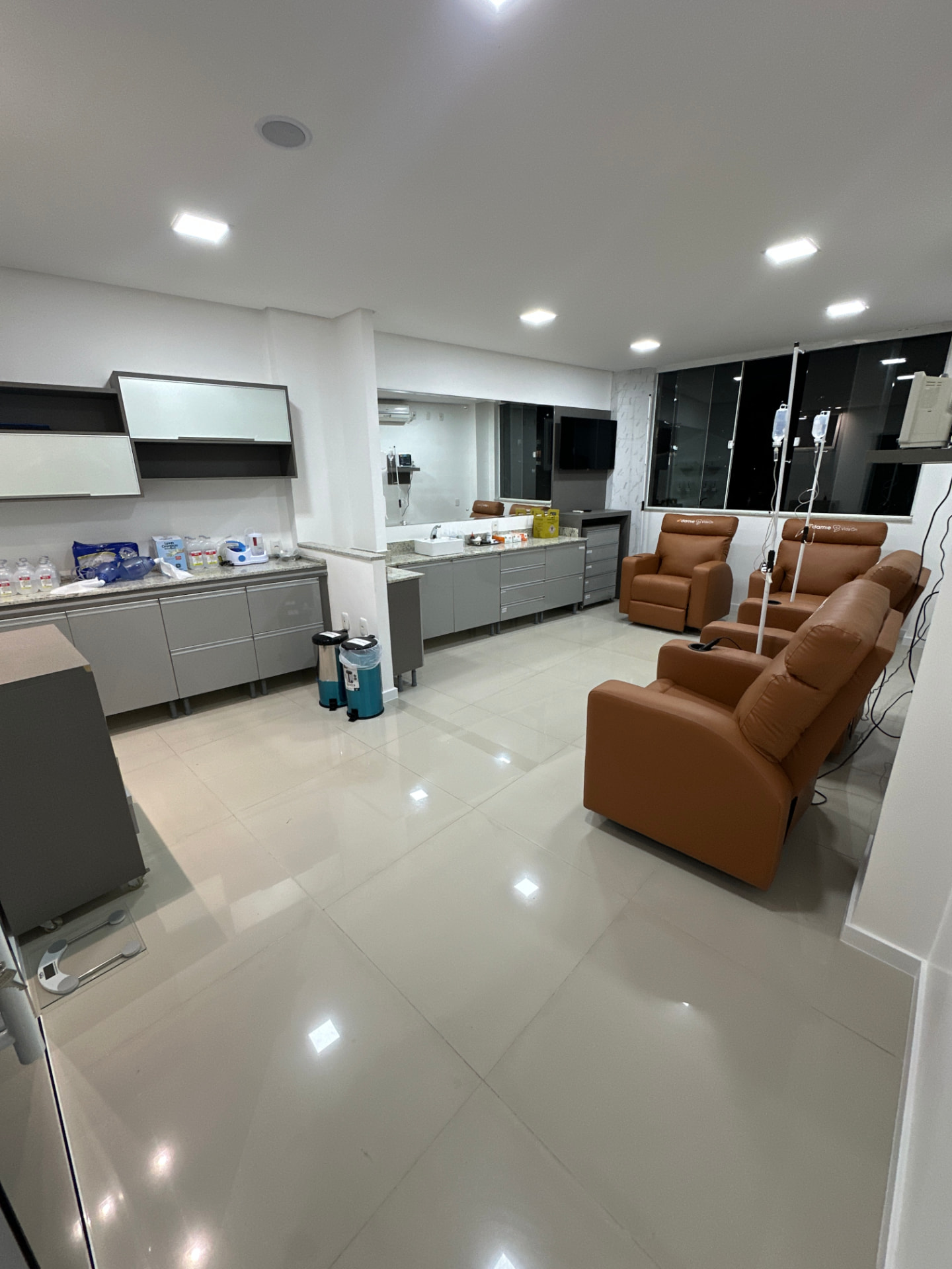 Sala de infusão e terapias da clínica VidaOn